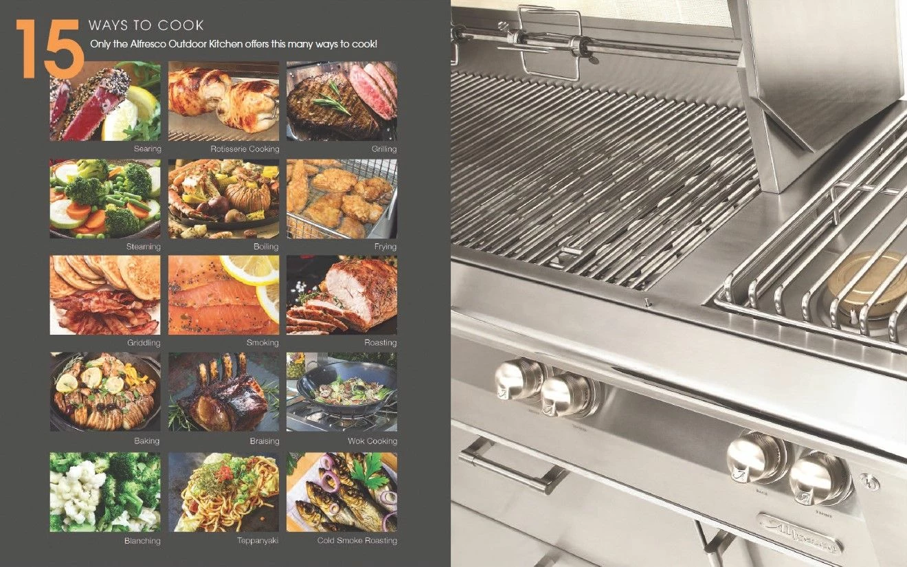 Alfresco ALXE-56BFGC Freestanding All Grill, 56-Inch 6 Alfresco ALXE-56BFGC Freestanding All Grill, 56-Inch - Image 6