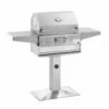 Fire Magic 22-SC01C-P6 Legacy Charcoal Grill On Patio Post