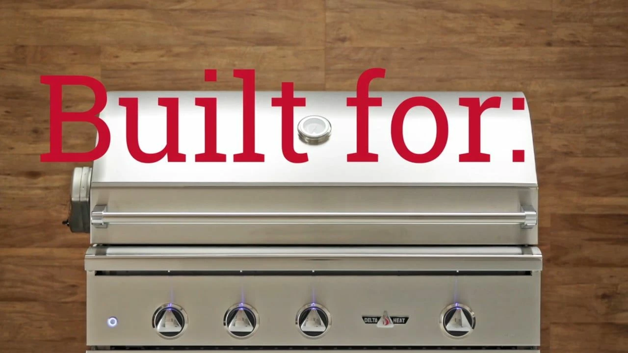 Delta Heat DHBQ26G-D Built-In Gas Grill, 26-Inches 8 Delta Heat DHBQ26G-D Built-In Gas Grill, 26-Inches - Image 8