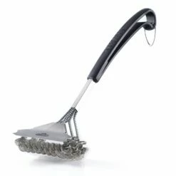 Napoleon 62059 Bristle-Free Triple Row Grill Brush With Rolled Stainless Steel