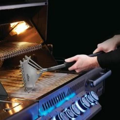 Napoleon 62059 Bristle-Free Triple Row Grill Brush With Rolled Stainless Steel -Broil King Shop 62059 ls b 04 20