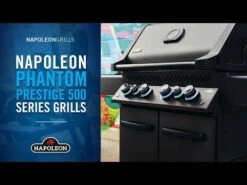 Napoleon RSE425RSIBK-1-PHM Phantom Rogue SE 425 Gas Grill On Cart With Infrared Side And Rear Burners -Broil King Shop G XEI Tfc4E 77