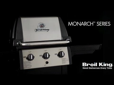Broil King MON-320 Monarch 320 3-Burner Grill On 2-Wheel Cart, 22-Inches 15 Broil King MON-320 Monarch 320 3-Burner Grill On 2-Wheel Cart, 22-Inches - Image 15