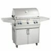 Fire Magic A540s Aurora Gas Grill On Cart With Single Side Burner