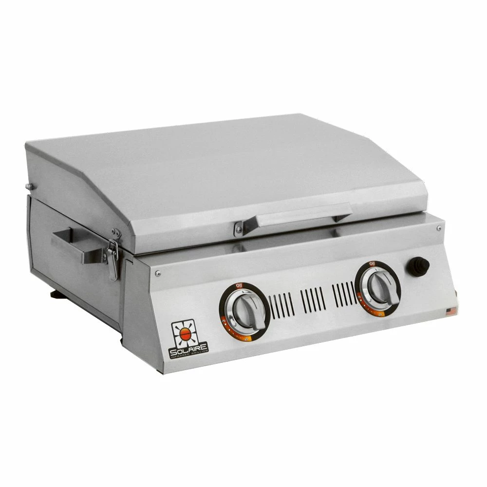 Solaire AA23A AllAbout Double Burner Infrared Portable Grill With Warming Rack 2 Solaire AA23A AllAbout Double Burner Infrared Portable Grill With Warming Rack - Image 2