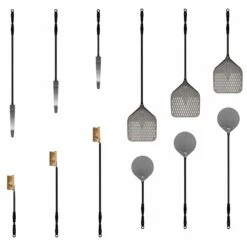 Alfa AC-5PSET48 48-Inch Large Pizza Peel, Turner, Brush, Rake, And Shovel -Broil King Shop ac 4pset24bk b 03 22 2