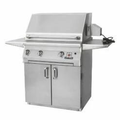 Solaire AGBQ-30 30-Inch Deluxe Freestanding Grill On 2-Door Cart With Rotisserie