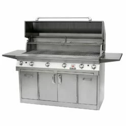 Solaire AGBQ-56 56-Inch Freestanding All Grill On 2-Door/2-Drawer Cart With Dual Rotisserie