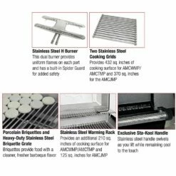 Modern Home Products AMCJMP Gas Grill On Aluminum Post -Broil King Shop amcjmpp ls a 06 21