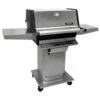 Modern Home Products AMCTSS Stainless Steel Gas Grill On Cart