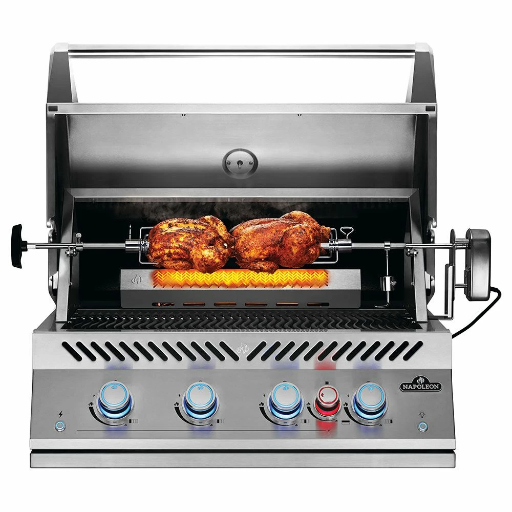 Napoleon BIG32RBSS Stainless Steel Built-In 700 Series 32-Inch Infrared Rear 4-Burner Gas Grill Head 5 Napoleon BIG32RBSS Stainless Steel Built-In 700 Series 32-Inch Infrared Rear 4-Burner Gas Grill Head - Image 5