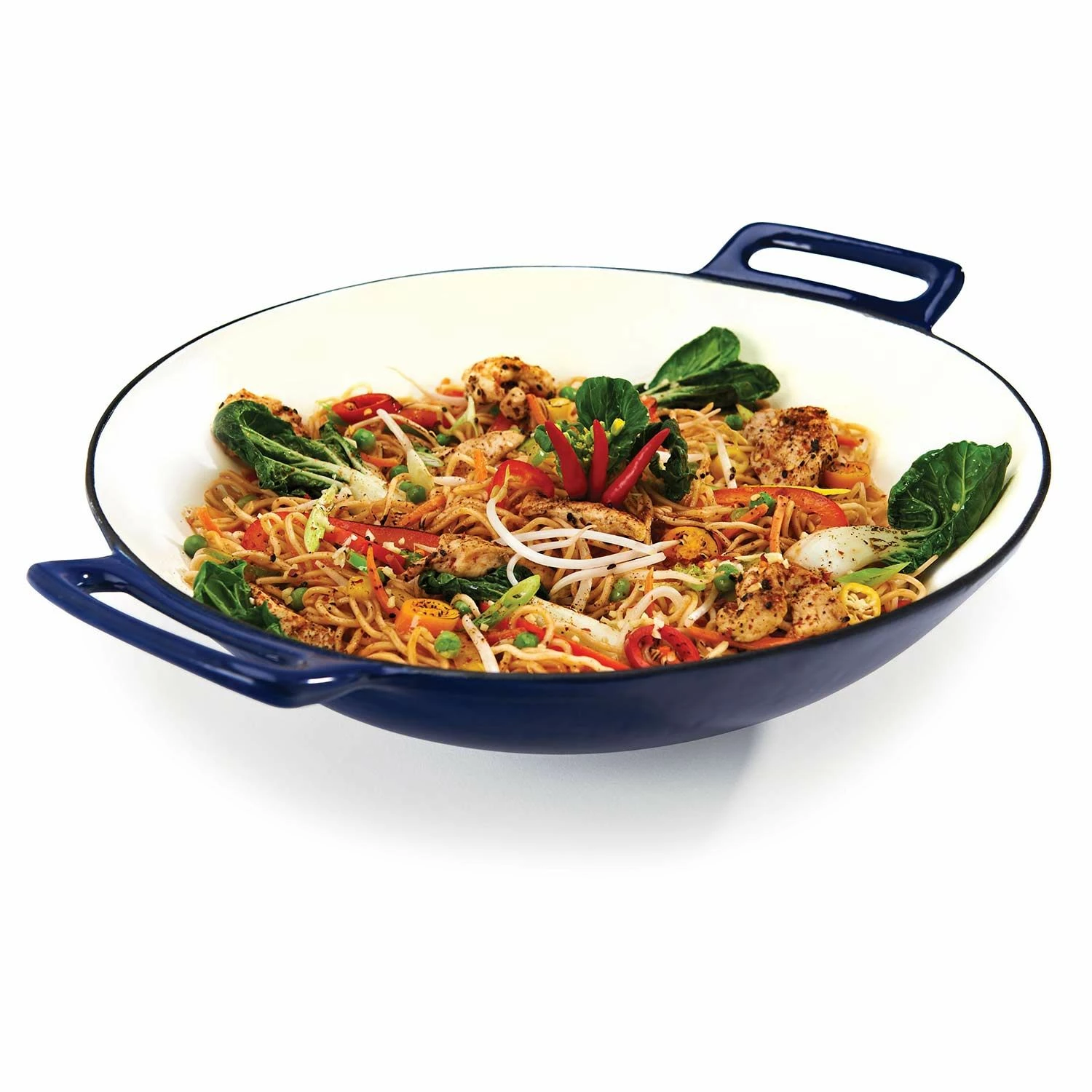 Broil King 69710 Porcelain Cast Iron Wok 1 Broil King 69710 Porcelain Cast Iron Wok