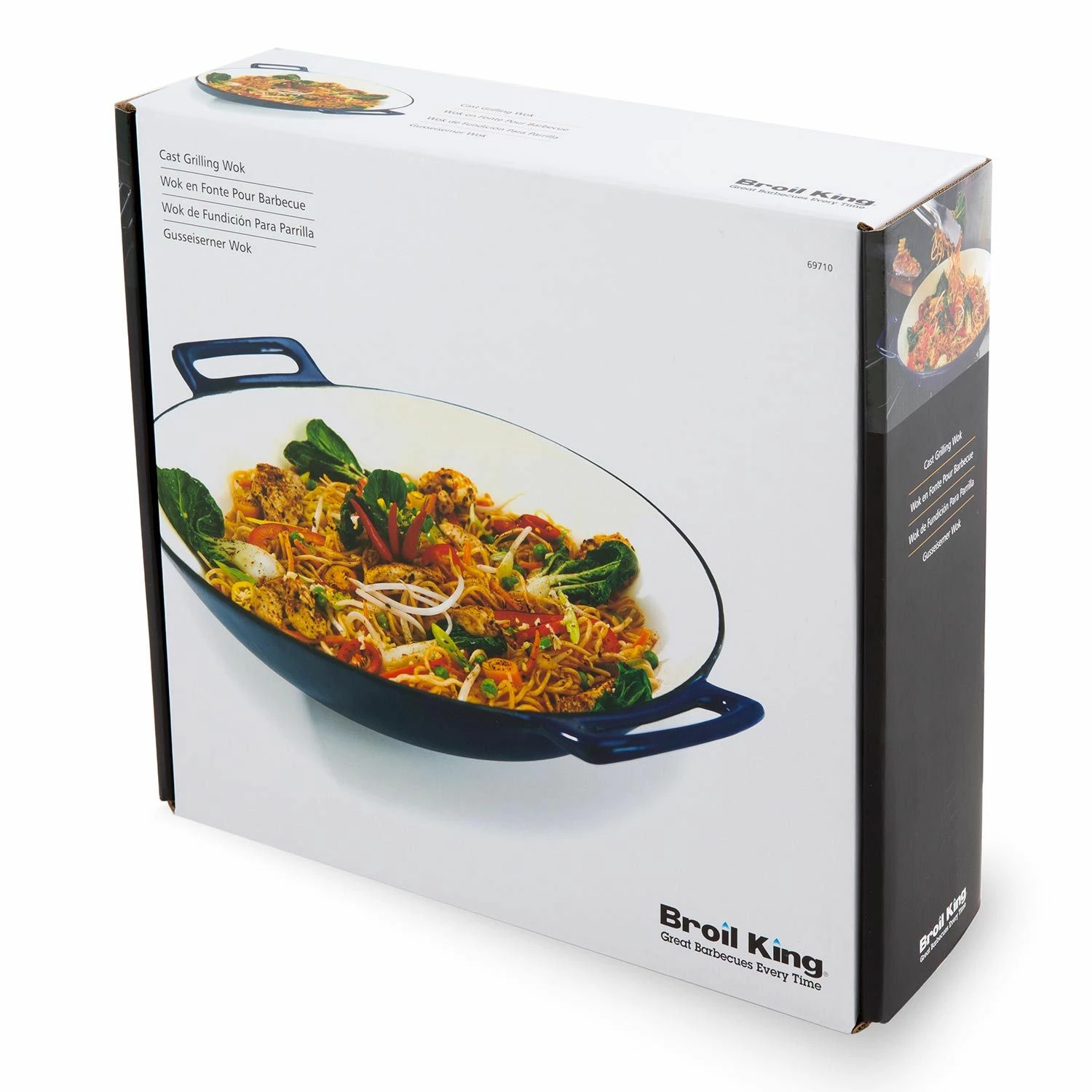 Broil King 69710 Porcelain Cast Iron Wok 4 Broil King 69710 Porcelain Cast Iron Wok - Image 4