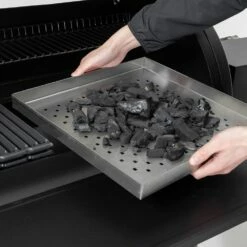 Broil King 958050 Regal Offset 500 Charcoal Smoker, 32-Inches -Broil King Shop bk 958050 r 08 22