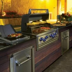 Broil King IMP-490BI Imperial 490 4-Burner Built-In Grill With Side Burner, 26-Inches -Broil King Shop bk builtin imperial490 ls b 06 20