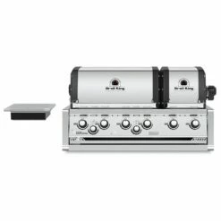 Broil King IMP-XLSBI Imperial XLS Dual Oven 6-Burner Built-In Grill With Side Burner, 38-Inches