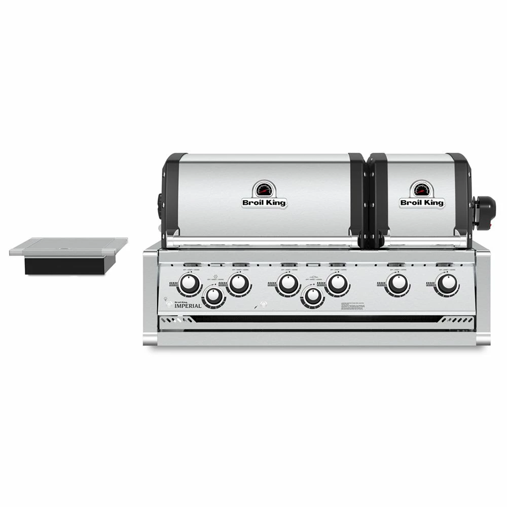Broil King IMP-XLSBI Imperial XLS Dual Oven 6-Burner Built-In Grill With Side Burner, 38-Inches 1 Broil King IMP-XLSBI Imperial XLS Dual Oven 6-Burner Built-In Grill With Side Burner, 38-Inches