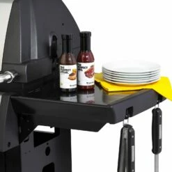 Broil King MON-320 Monarch 320 3-Burner Grill On 2-Wheel Cart, 22-Inches 26 Broil King MON-320 Monarch 320 3-Burner Grill On 2-Wheel Cart, 22-Inches -Broil King Shop bk monarch sideshelf a 05 20