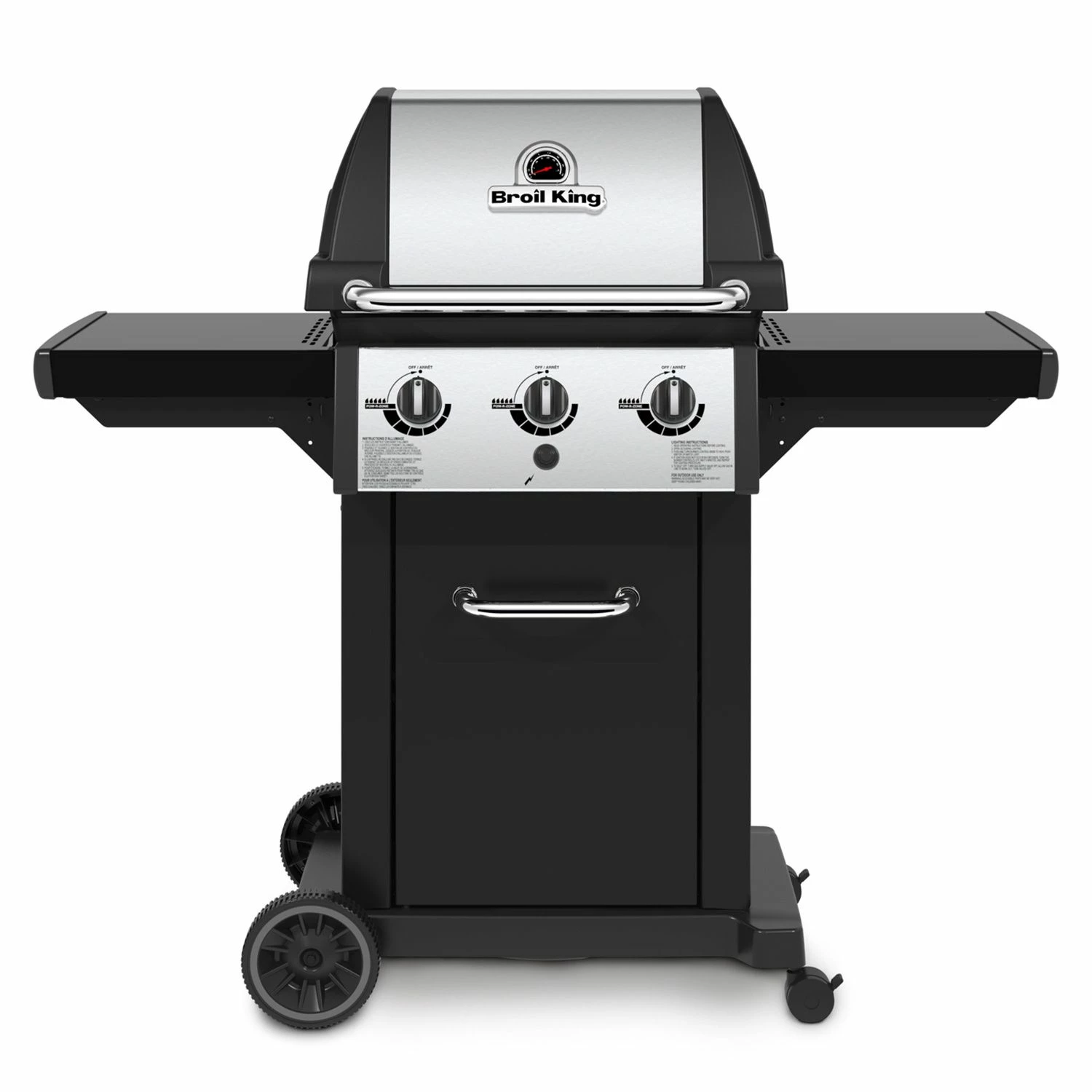 Broil King MON-320 Monarch 320 3-Burner Grill On 2-Wheel Cart, 22-Inches 1 Broil King MON-320 Monarch 320 3-Burner Grill On 2-Wheel Cart, 22-Inches