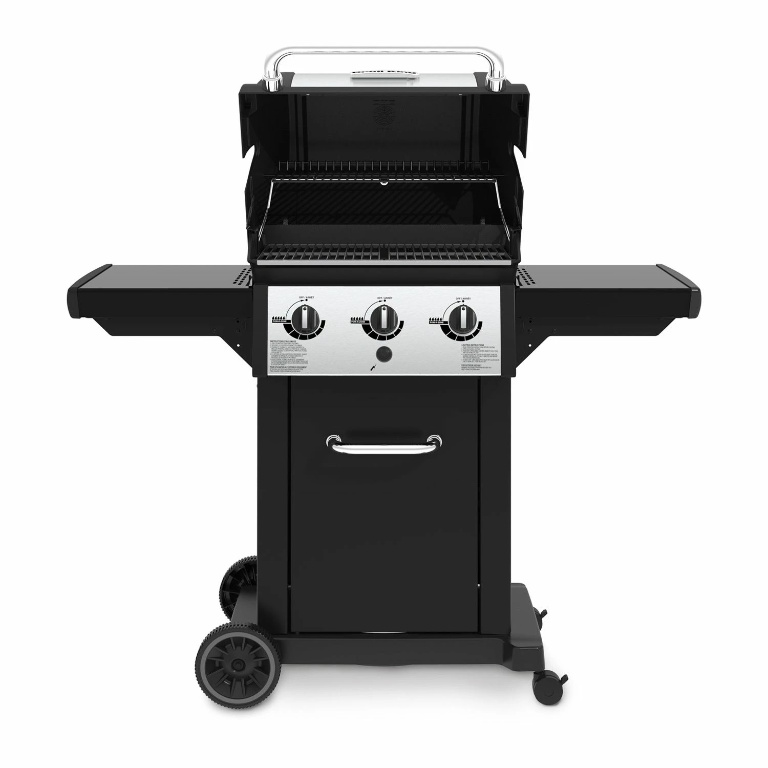 Broil King MON-320 Monarch 320 3-Burner Grill On 2-Wheel Cart, 22-Inches 2 Broil King MON-320 Monarch 320 3-Burner Grill On 2-Wheel Cart, 22-Inches - Image 2