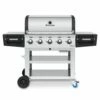 Broil King REG-S520C Regal S520 Commercial 5-Burner Grill On 2-Wheel Cart, 32-Inches