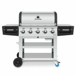 Broil King REG-S520C Regal S520 Commercial 5-Burner Grill On 2-Wheel Cart, 32-Inches