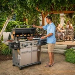 Broil King REG-S590PIR Regal S590 Pro Infrared 5-Burner Freestanding Grill, 32-Inches -Broil King Shop bk regals590proir ls b 06 20