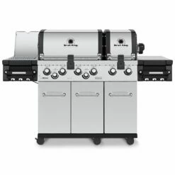 Broil King RG-S690 Regal S690 Pro Infrared Stainless Steel 6-Burner Gas Grill With Rotisserie And Side Burner, 70-Inches