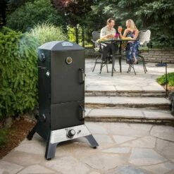 Broil King SMK-VERT Smoke Vertical Gas Smoker, 15-Inches -Broil King Shop bk smokeverticalpropane ls f 06 20