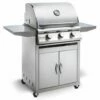 Blaze BLZ-3LBM Stainless Steel Freestanding 3-Burner Gas Grill, 25-inch