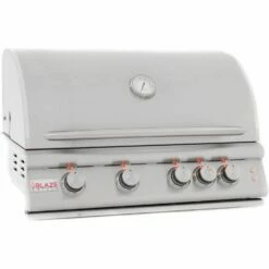 Blaze BLZ-4LTEMG Marine Grade Stainless Steel Built-In Gas Grill With Lights, 32-inch