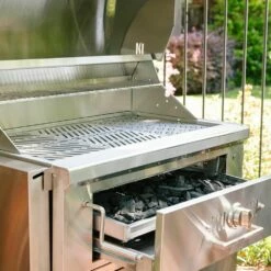 Coyote Stainless Steel Built-In Charcoal Grill, 36-Inch (C1CH36) -Broil King Shop c1ch36 c1ch36ct ls g 07 21