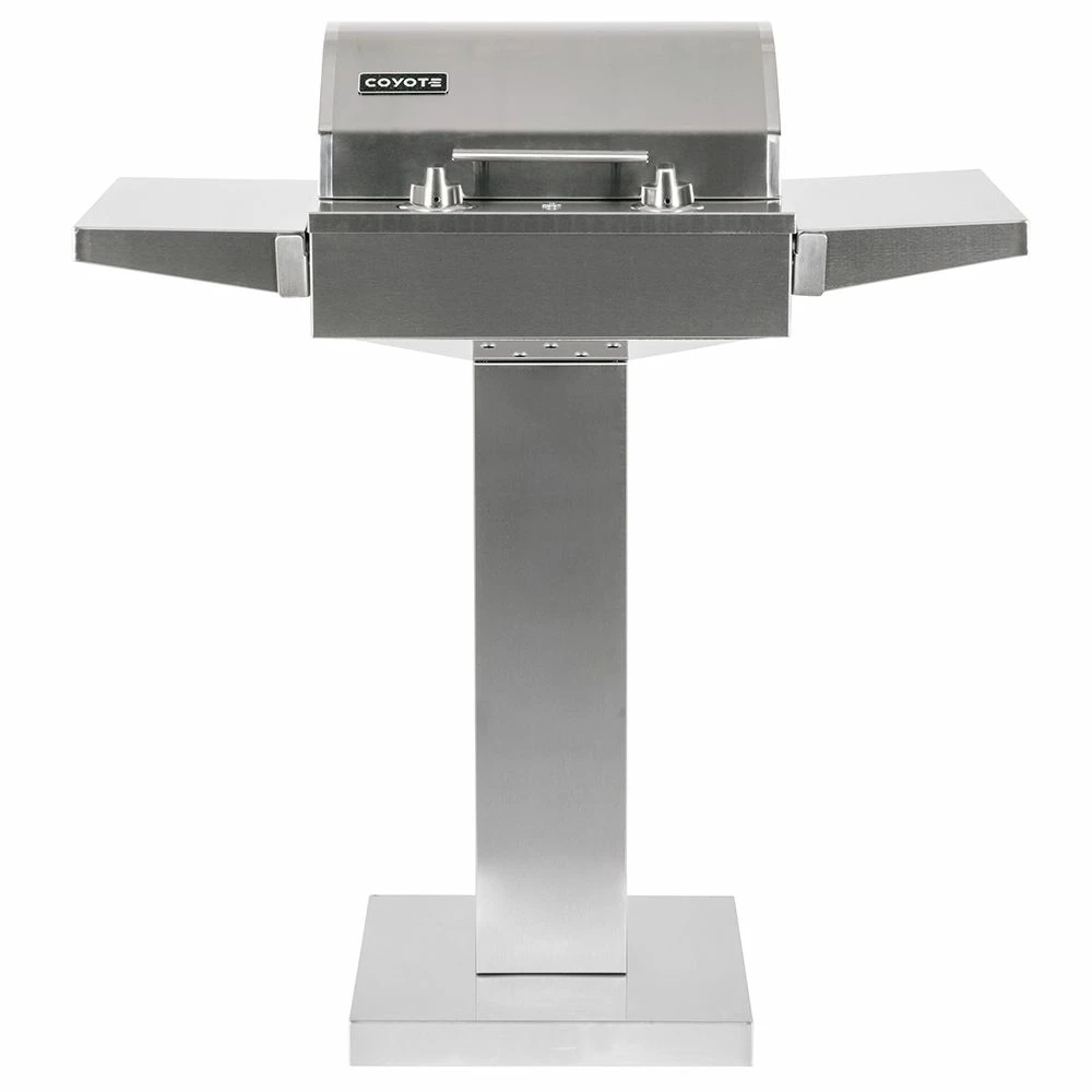 Coyote Stainless Steel Electric Grill On Pedestal (C1EL120SM-C1ELCT21) 1 Coyote Stainless Steel Electric Grill On Pedestal (C1EL120SM-C1ELCT21)