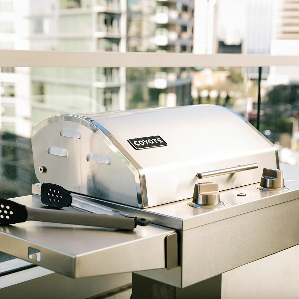 Coyote Stainless Steel Electric Grill On Pedestal (C1EL120SM-C1ELCT21) 8 Coyote Stainless Steel Electric Grill On Pedestal (C1EL120SM-C1ELCT21) - Image 8