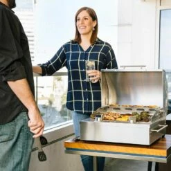 Coyote Stainless Steel Built-In Or Tabletop Electric Grill (C1EL120SM) -Broil King Shop c1el120sm ls a 07 21