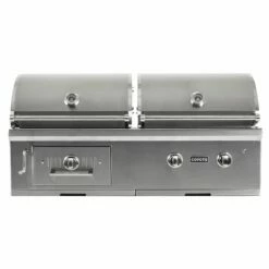 Coyote Stainless Steel Built-In Gas & Charcoal Combo Grill, 50-Inch (C1HY50)