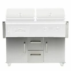 Coyote Stainless Steel Hybrid Grill Cart, 50-Inch (C1HY50CT)