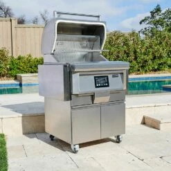 Coyote Stainless Steel Freestanding Pellet Grill, 28-Inch (C1P28-FS) -Broil King Shop c1p28 fs ls a 07 21