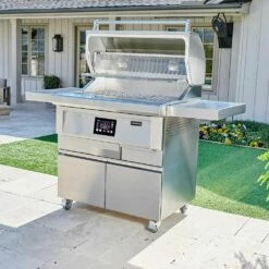 Coyote Stainless Steel Freestanding Pellet Grill, 36-Inch (C1P36-FS) -Broil King Shop c1p36 fs ls a 07 21