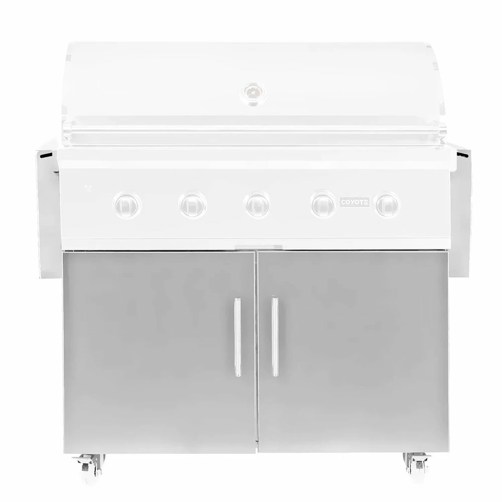 Coyote Stainless Steel Grill Cart, 42-Inch (C1S42CT) 1 Coyote Stainless Steel Grill Cart, 42-Inch (C1S42CT)