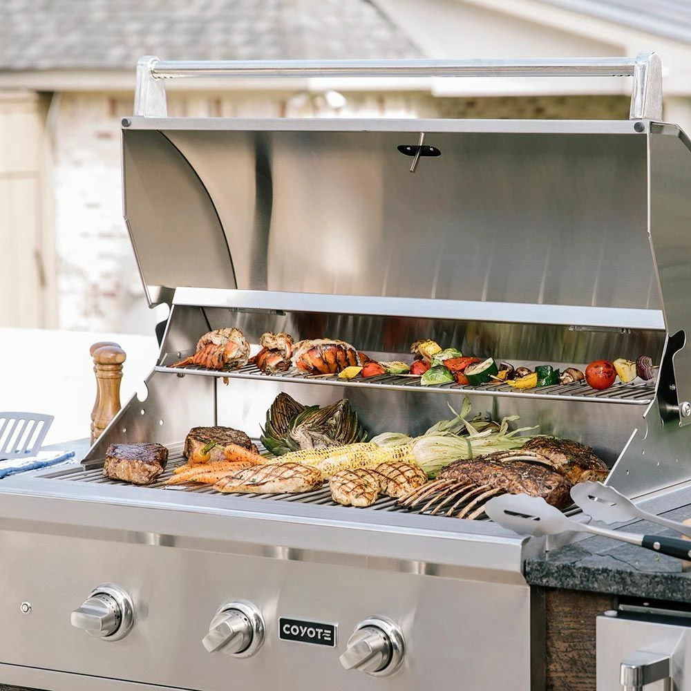 Coyote C-Series Stainless Steel Freestanding Gas Grill, 34-Inch (C2C34-CT) 8 Coyote C-Series Stainless Steel Freestanding Gas Grill, 34-Inch (C2C34-CT) - Image 8