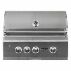 Coyote S-Series Stainless Steel Built-In Gas Grill With Infrared Sear Burner & Rotisserie, 30-Inch (C2SL30)