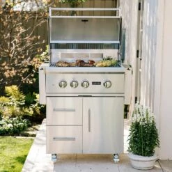 Coyote S-Series Stainless Steel Freestanding Gas Grill With Infrared Sear Burner & Rotisserie, 30-Inch (C2SL30-CT) -Broil King Shop c2sl30 ct ls a 07 21