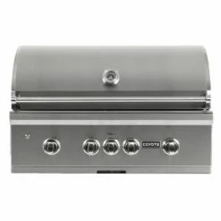 Coyote Stainless Steel Built-In Builder Gas Grill With Infrared Sear Burner And Rotisserie, 36-Inch (C1S36)