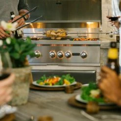 Coyote S-Series Stainless Steel Built-In Gas Grill With Infrared Sear Burner & Rotisserie, 42-Inch (C2SL42) -Broil King Shop c2sl42 d 07 21