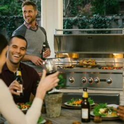 Coyote S-Series Stainless Steel Built-In Gas Grill With Infrared Sear Burner & Rotisserie, 42-Inch (C2SL42) -Broil King Shop c2sl42 e 07 21