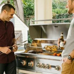 Coyote S-Series Stainless Steel Built-In Gas Grill With Infrared Sear Burner & Rotisserie, 42-Inch (C2SL42) -Broil King Shop c2sl42 g 07 21