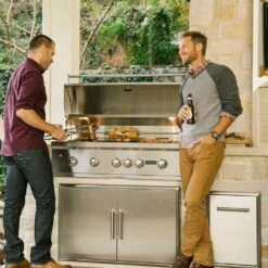 Coyote S-Series Stainless Steel Built-In Gas Grill With Infrared Sear Burner & Rotisserie, 42-Inch (C2SL42) -Broil King Shop c2sl42 k 07 21