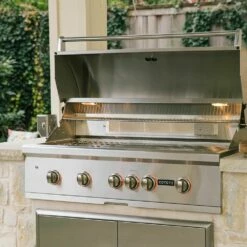 Coyote S-Series Stainless Steel Built-In Gas Grill With Infrared Sear Burner & Rotisserie, 42-Inch (C2SL42) -Broil King Shop c2sl42 l 07 21