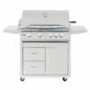 Summerset SIZPRO32-CART-SIZ32 Sizzler Pro Series Gas Grill On Deluxe Cart, 32-Inch